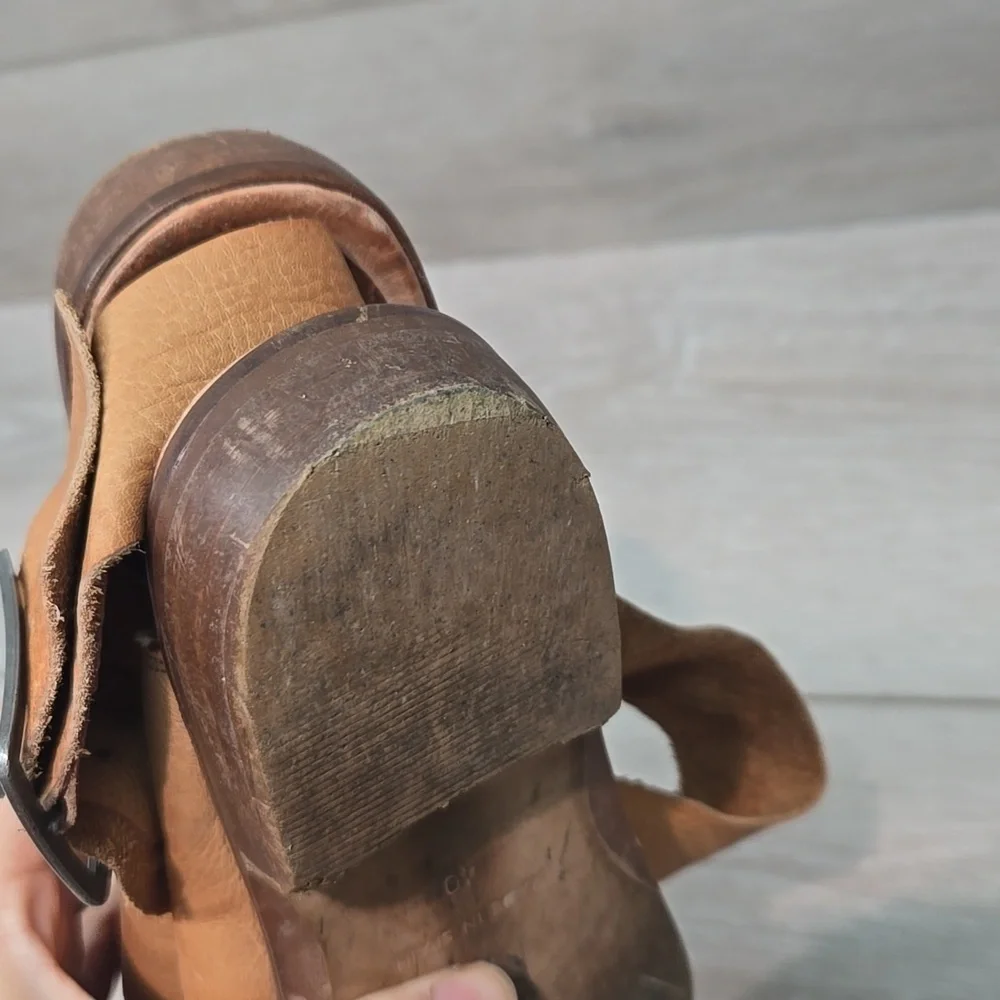 Free People Women Criss Cross Leather Hobo Boho Slip On Shoes Sz 40/9